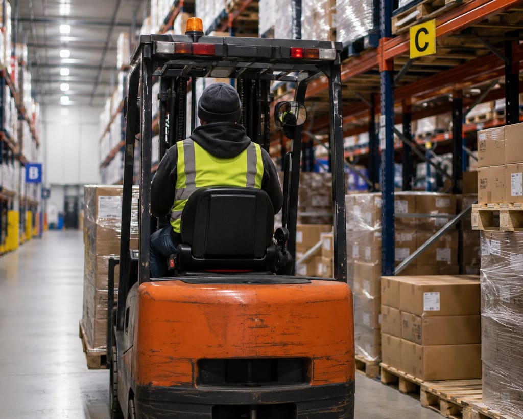 Magazijn: opslag, transport en oplevering